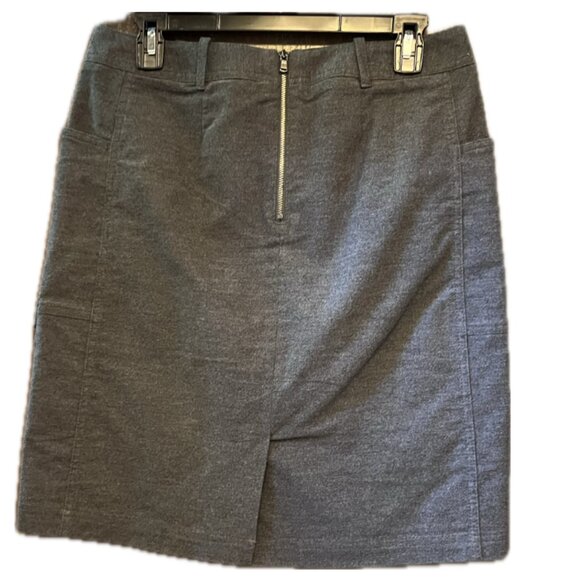 Eddie Bauer Grey Cargo Skirt size 6 tall - Picture 2 of 6